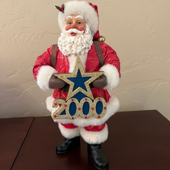 Possible Dreams "Greeting the Millenium" (Year 2000) Santa - Picture 1 of 9